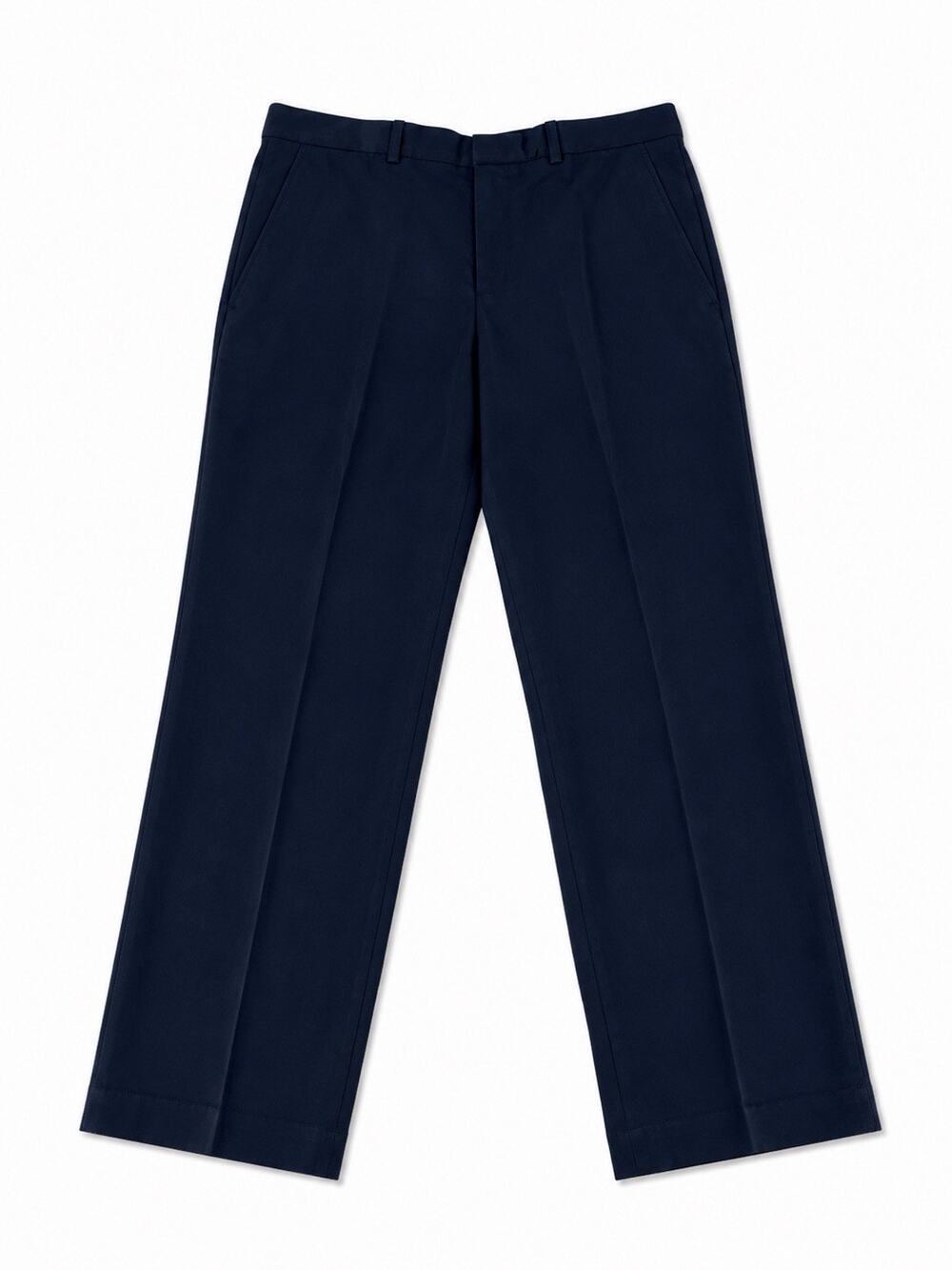 Men’s Dress Pants 34x34 Navy Blue Flat Front Unbranded Classic Slacks￼